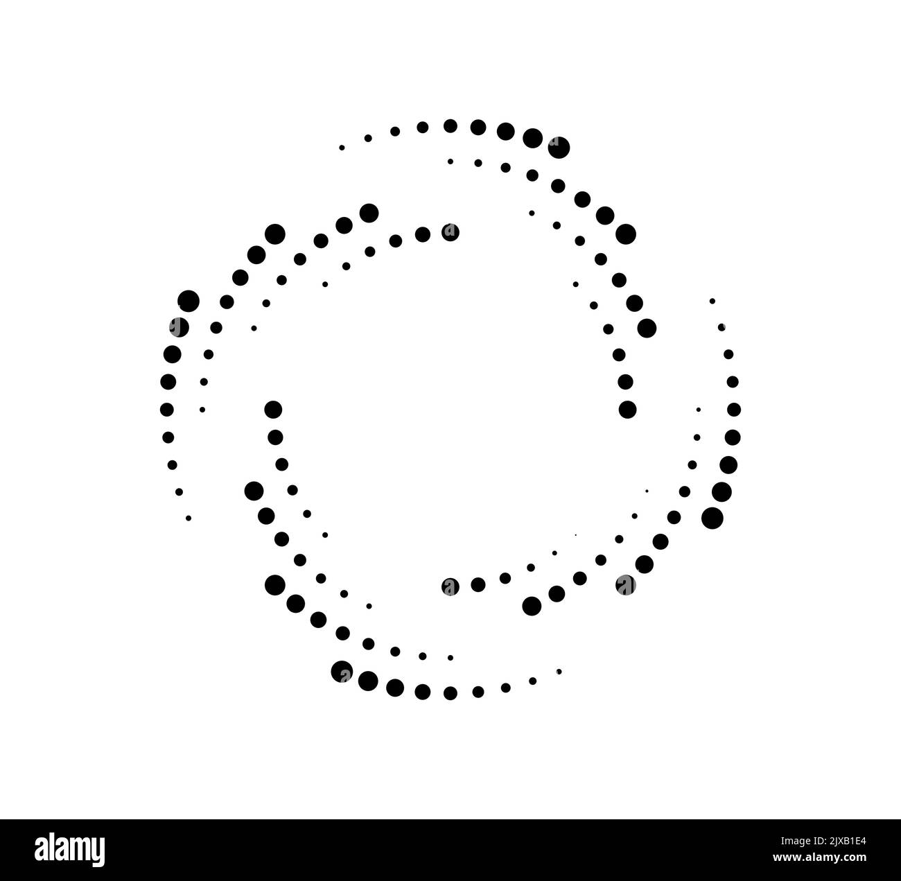 Dot circle speed lines for emblem, design and comic book. Abstract