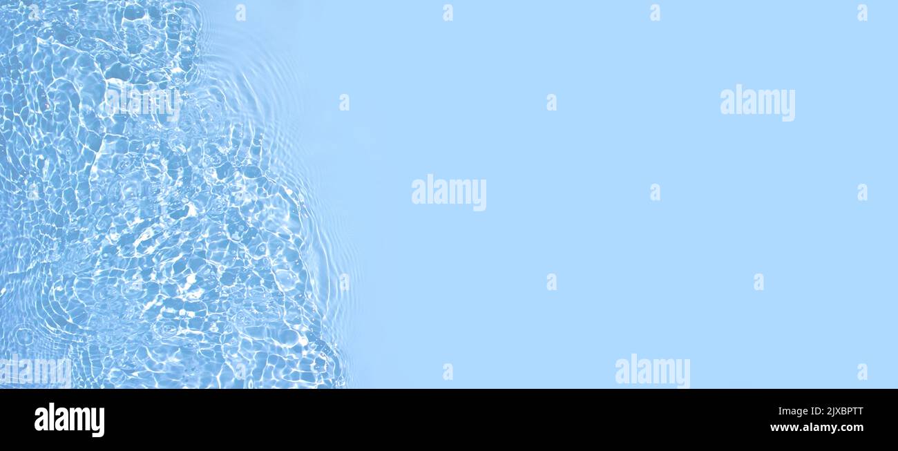 transparent blue clear calm water surface wave texture Stock Photo - Alamy