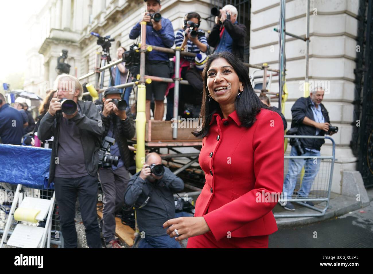 Home Secretary Suella Braverman Arriving In Downing Street London For   Home Secretary Suella Braverman Arriving In Downing Street London For The First Cabinet Meeting With New Prime Minister Liz Truss Picture Date Wednesday September 7 2022 2JXC2A5 