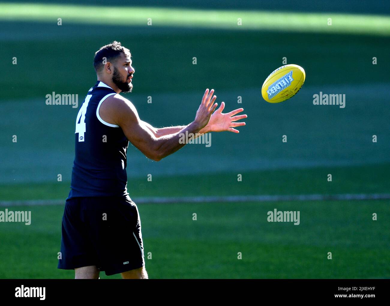 Patrick Ryder of the Power is seen during a Port Adelaide captains run