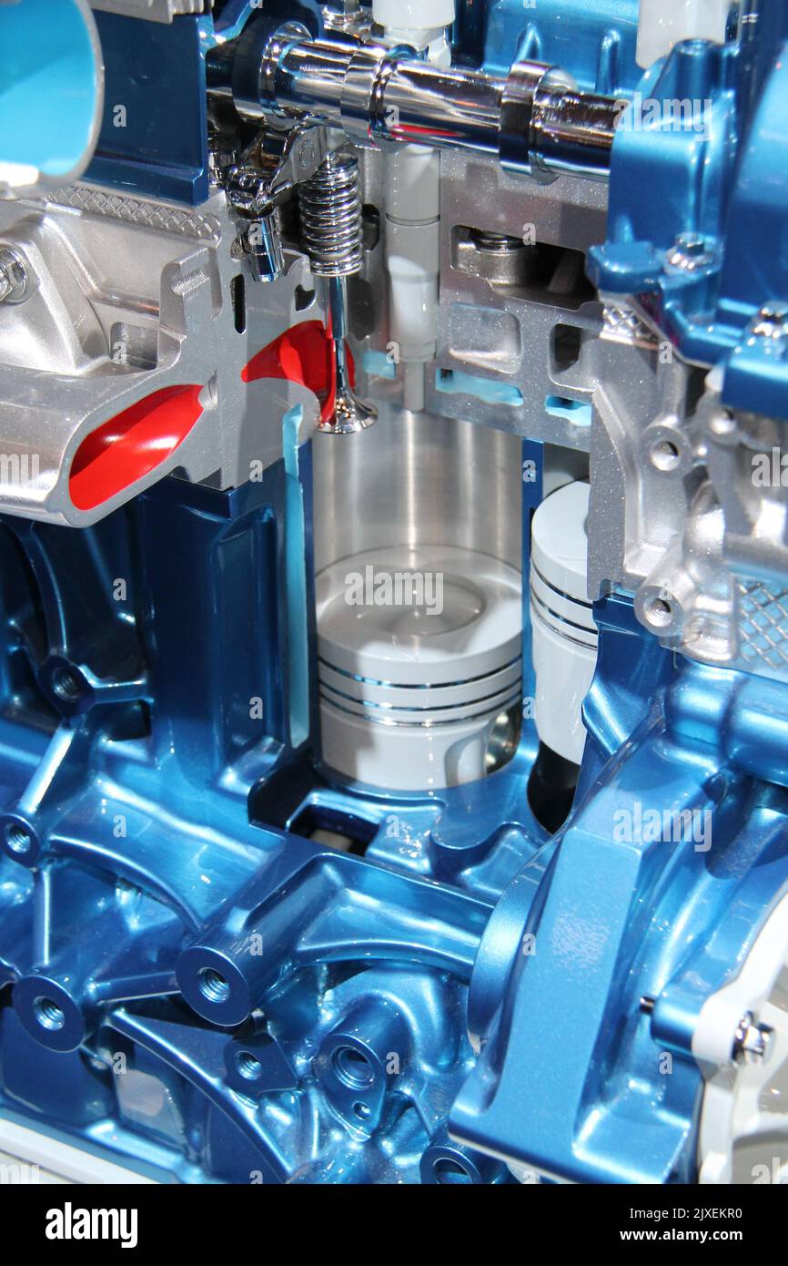 A Demonstration Model of a Modern Diesel Engine Stock Photo Alamy