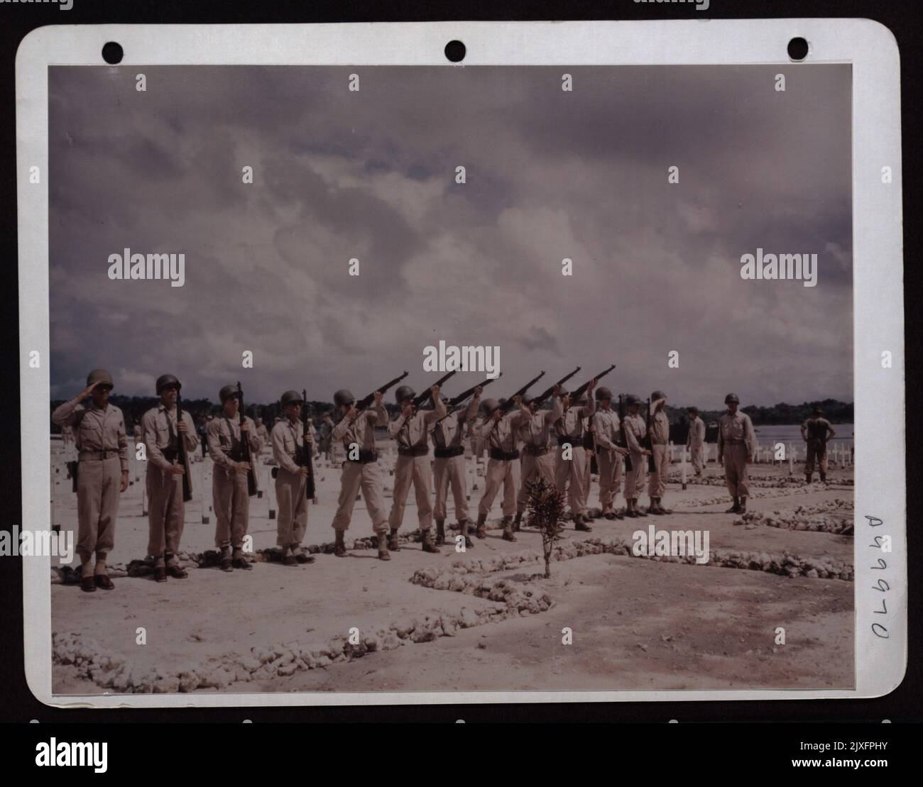 Guard Of Honor Prepares To Fire A Salute To The Honored Dead At The ...