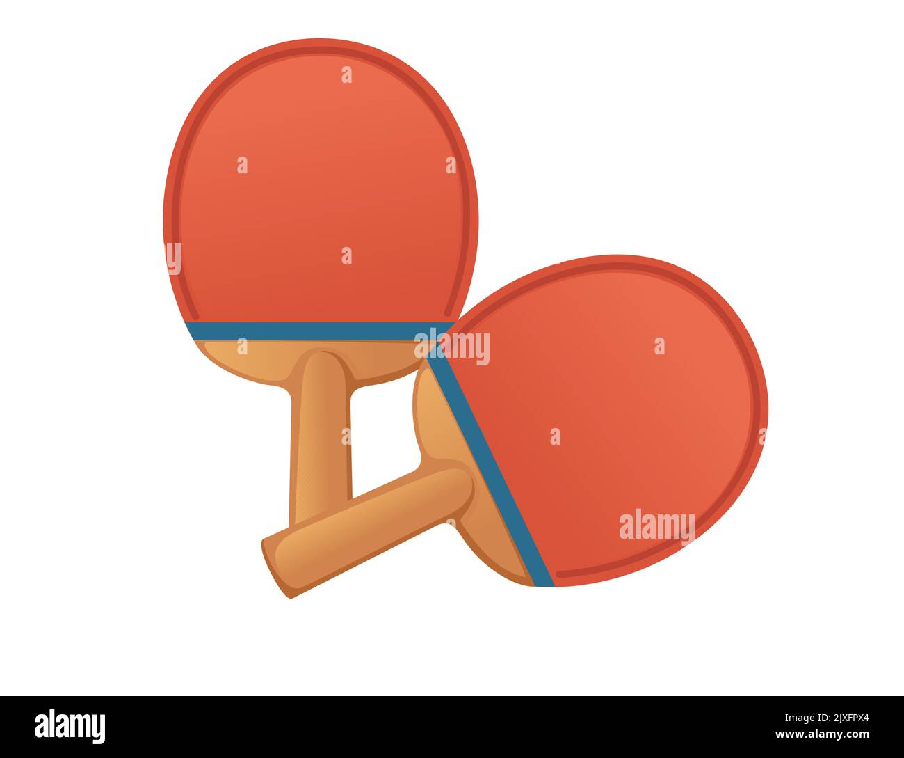 Red wooden ping pong paddles table tennis rackets sport equipment