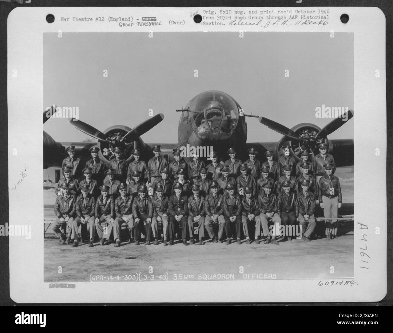 Officers Of The 359Th Bombardment Squadron, 303Rd Bombardment Group