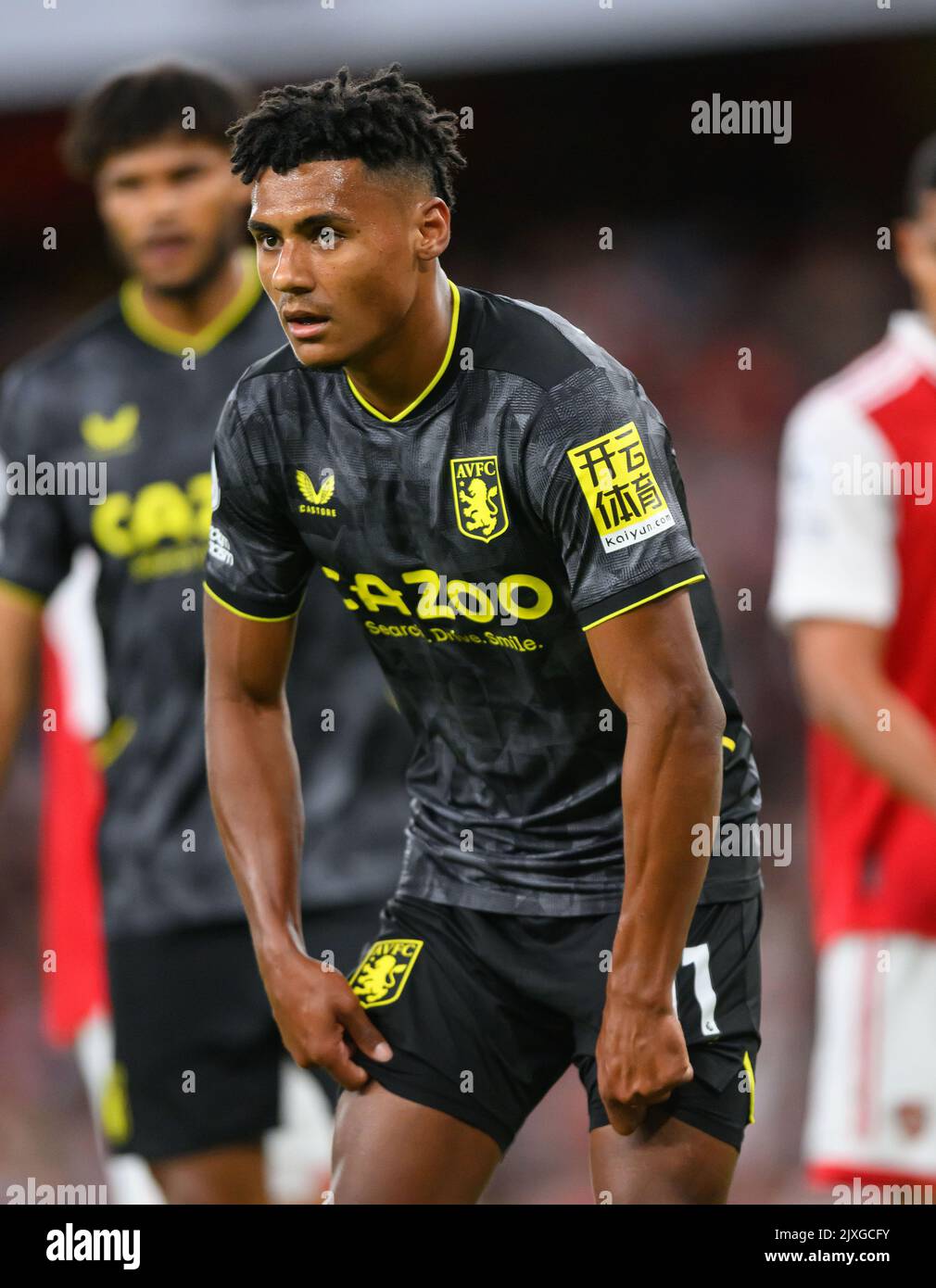 31 Aug 2022 - Arsenal v Aston Villa - Premier League - Emirates Stadium  Aston Villa's Ollie Watkins during the match at the Emirates Stadium. Picture : Mark Pain / Alamy Stock Photo