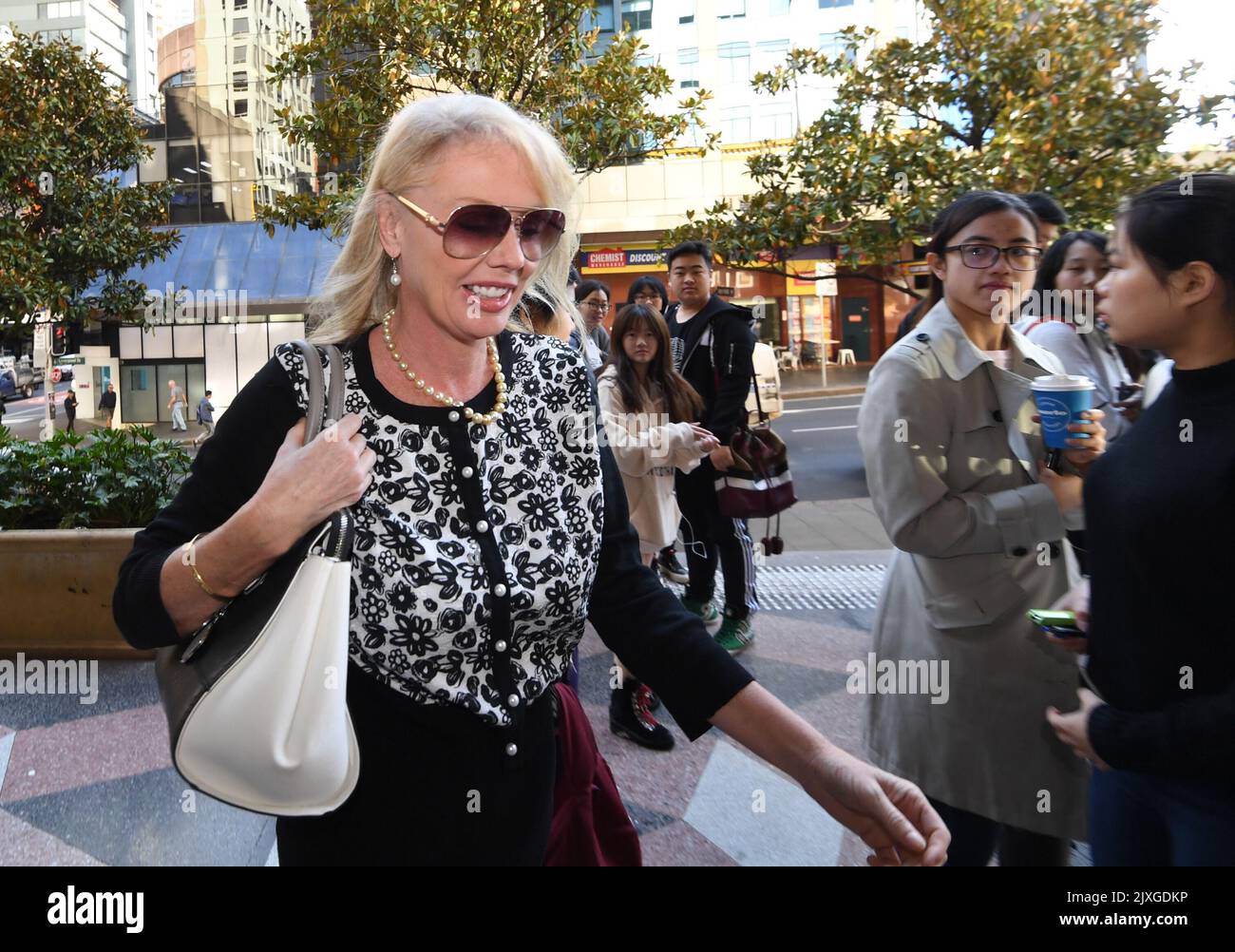 Socialite and former mistress of Richard Pratt, ShariLea Hitchcock