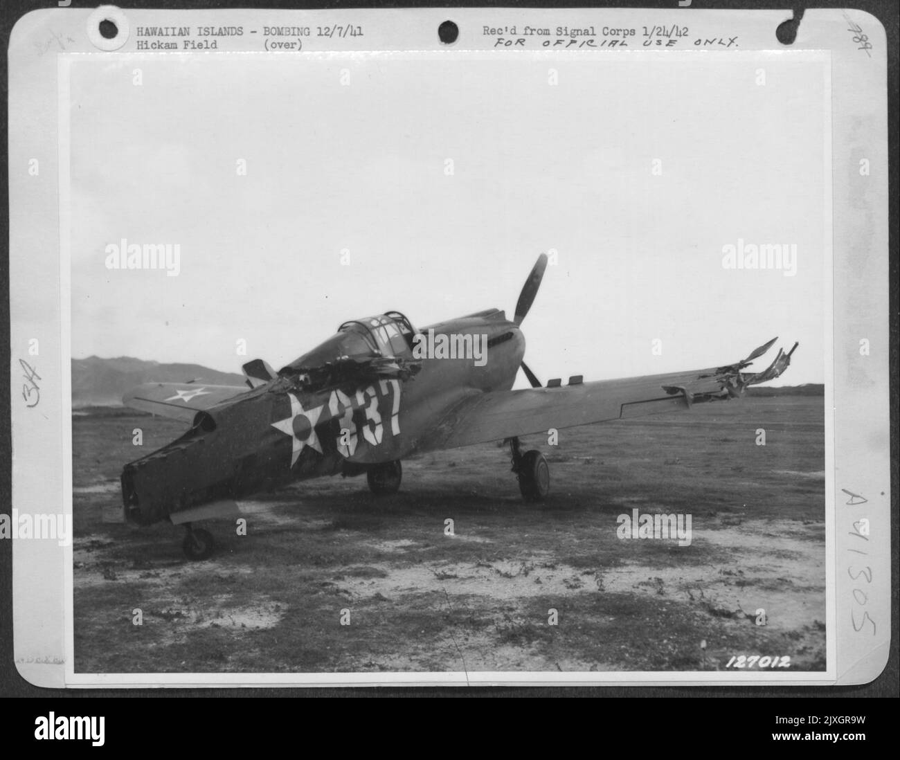 First Army Photos Of The Bombing Of Hickam Field, Hawaii, Dec. 7, 1941 ...