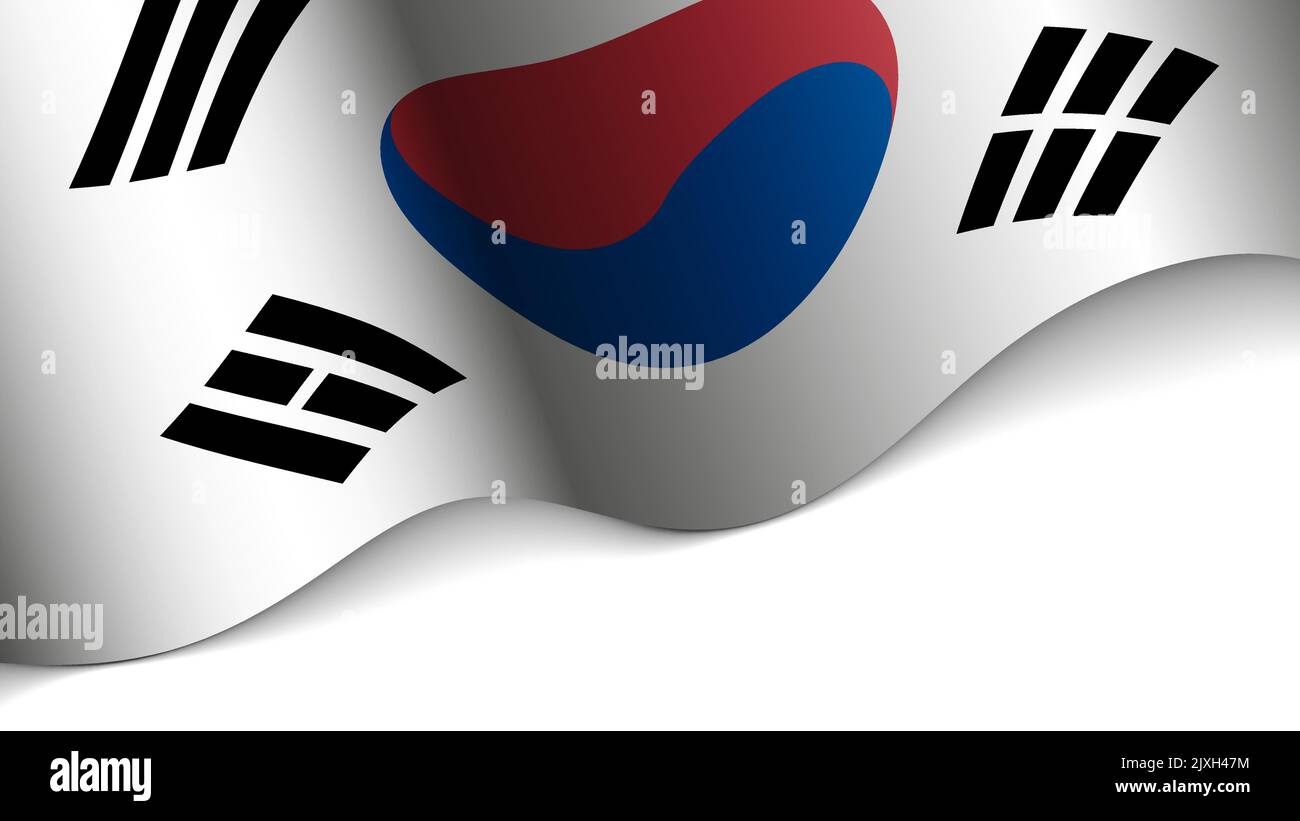 South korea heart flag Stock Vector Images - Alamy