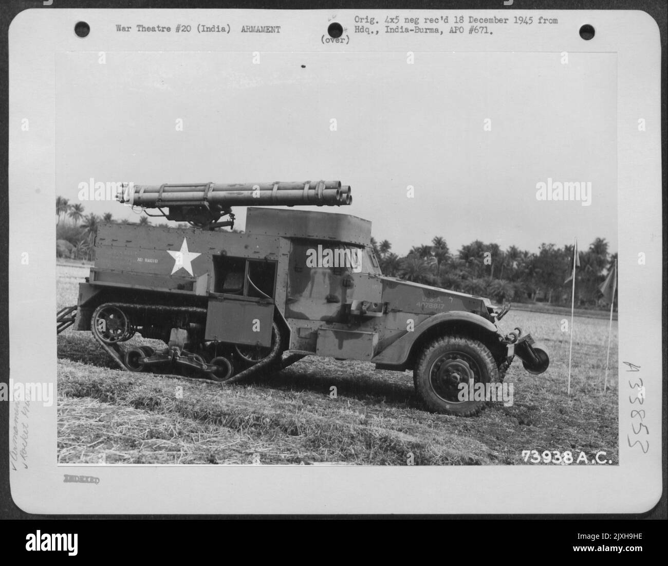 Rocket Gun Carrier At Bengal Air Depot In India Stock Photo Alamy