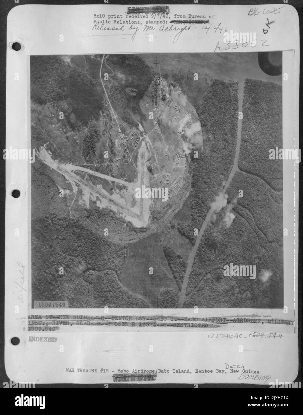 Area 19 - New Guinea--R--Bentoe Bay--Babo I.--Babo Airport--Airdrome ...