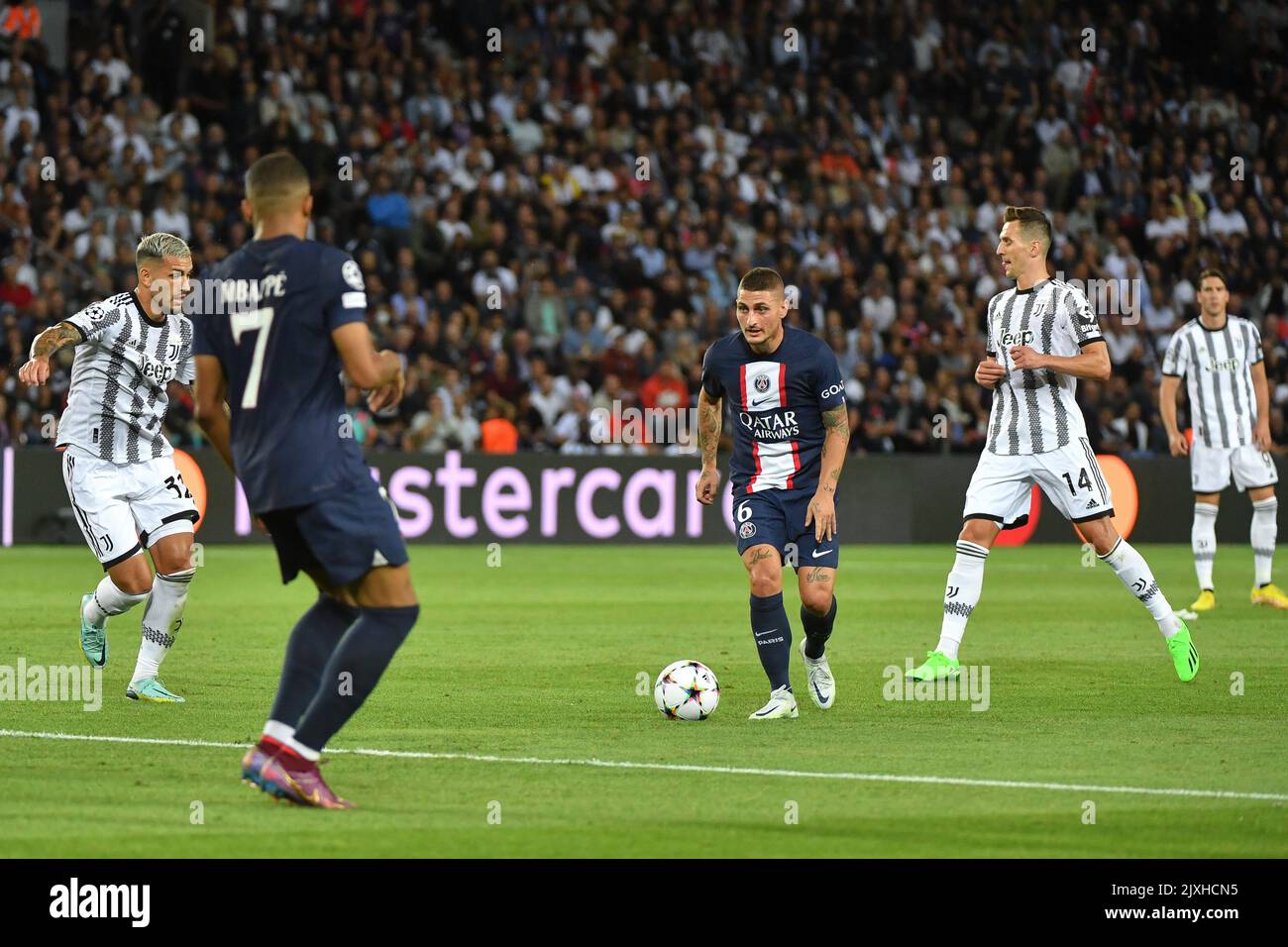 Marco Verratti Paris Saint Germain vs Juventus Champions League Groupe H first day in