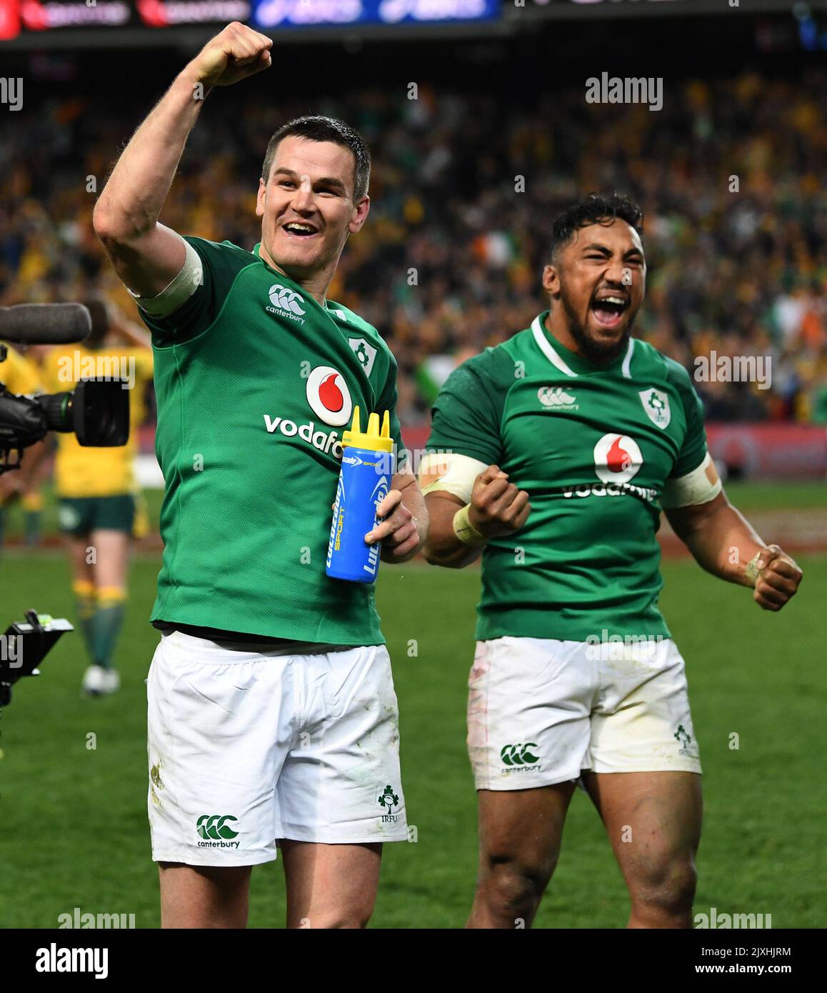 Ireland s Johnny ton left And Bundee Aki Celebrate Winning The ireland-s-johnny-ton-left-and-bundee-aki-celebrate-winning-the