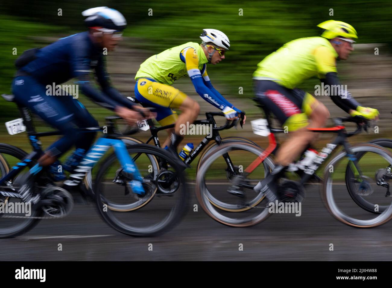 Kenneth Van Rooy - road cycling team Sport Vlaanderen-Baloise - during the first stage of the Tour of Britain 2022 - Aberdeen, Scotland, UK Stock Photo
