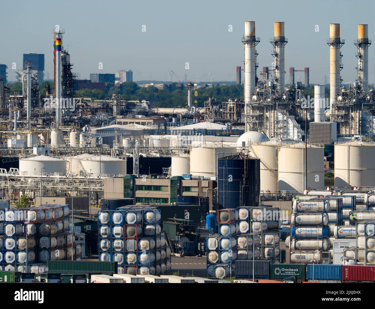 The Port of Rotterdam is the largest seaport in Europe, and the world's