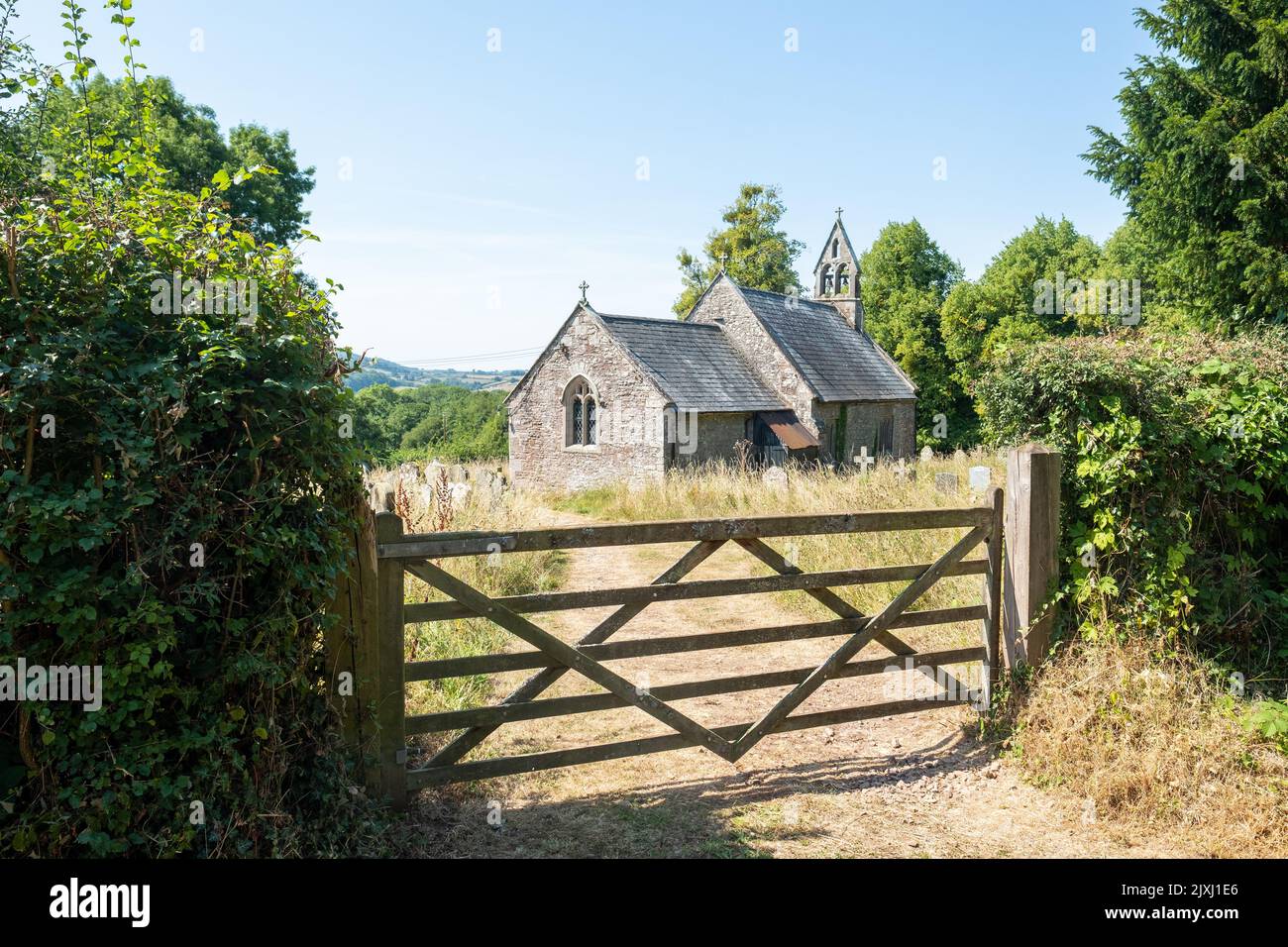 St Dennis' Church, Llanishen- Monmouthshire- UK Stock Photo