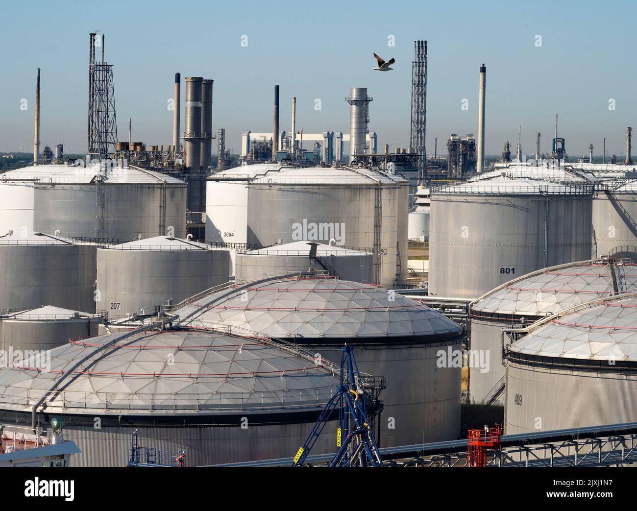 The Port of Rotterdam is the largest seaport in Europe, and the world's