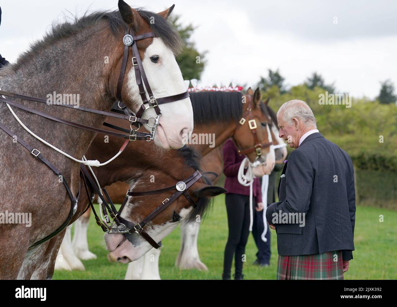 The Prince of Wales, known as the Duke of Rothesay while in Scotland