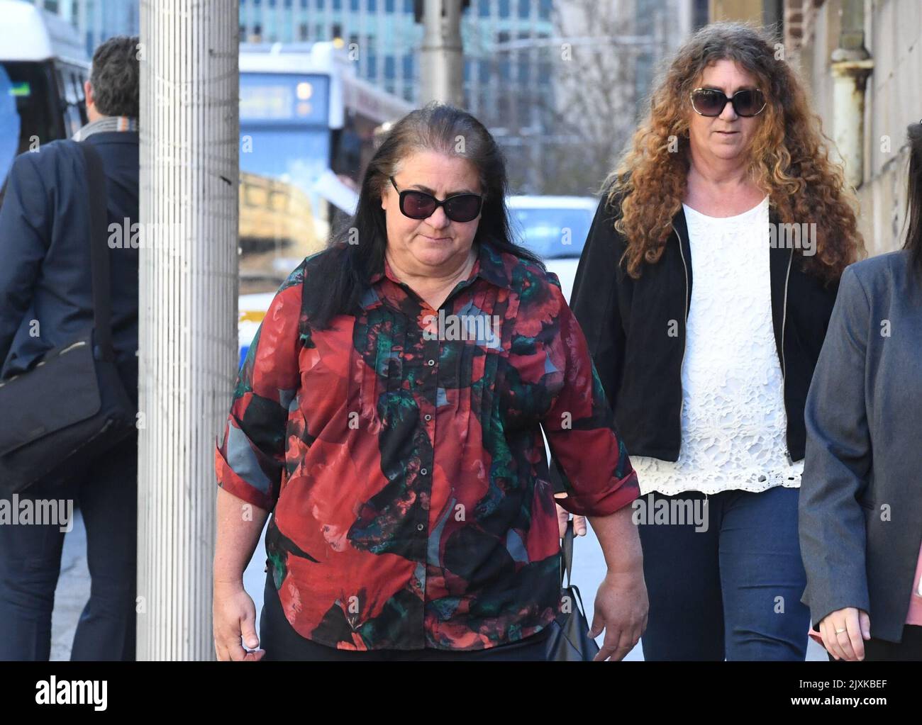 The daughters of Frank Townsend arrive for John Walsh's sentence ...