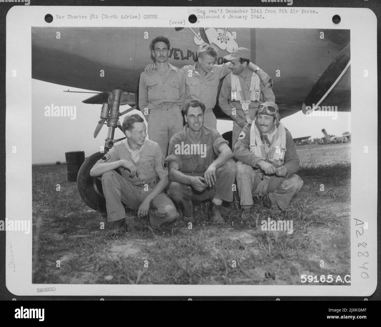 Aviation support service members Black and White Stock Photos & Images ...