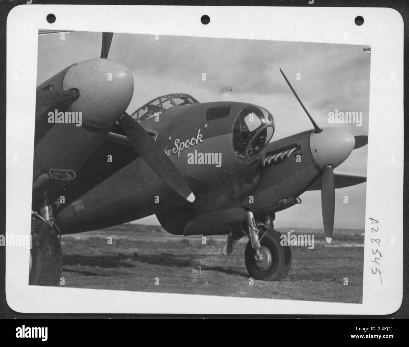 A Canadian built, Dehavilland F-8 Mosquito, The Spook, used by the U.S ...