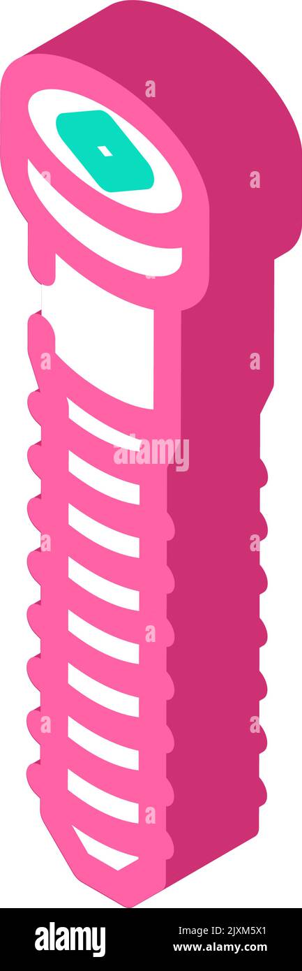 screw boards assembly isometric icon vector illustration Stock Vector ...