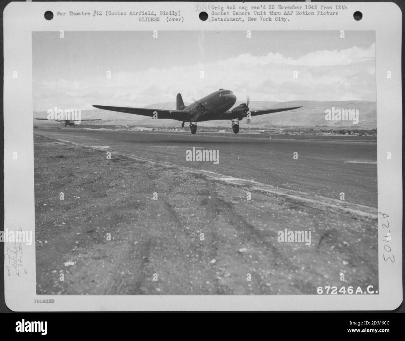 The First Douglas C-47, Towing A Waco Cg-4 Glider Of The 52Nd Troop ...