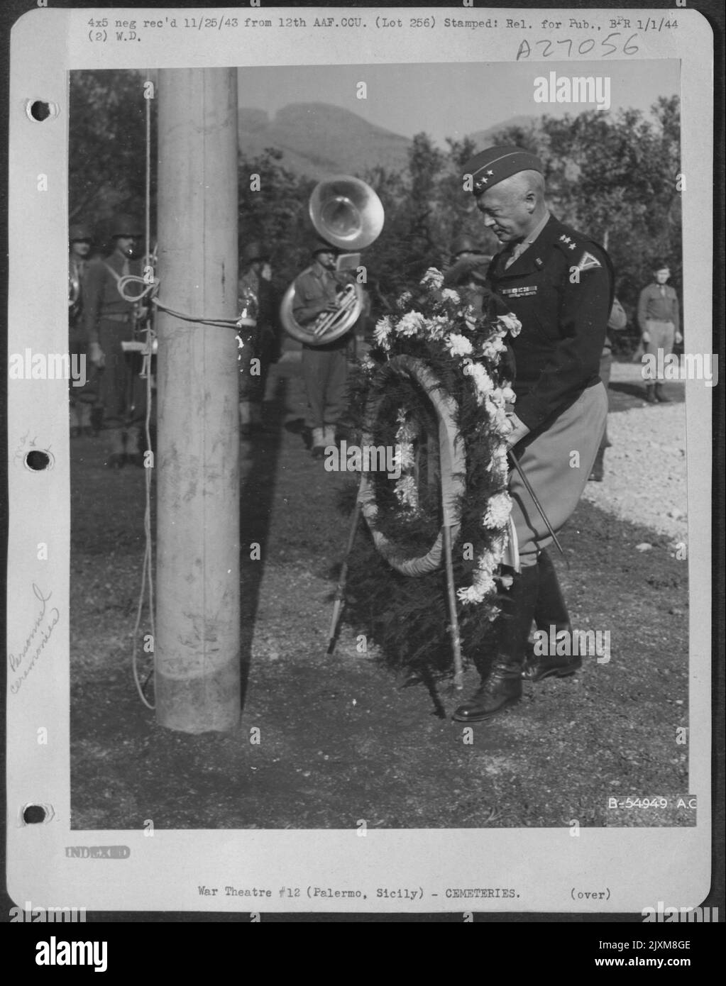 Commemorating the first Armistice day on Axis soil, Lt. Gen. George S ...