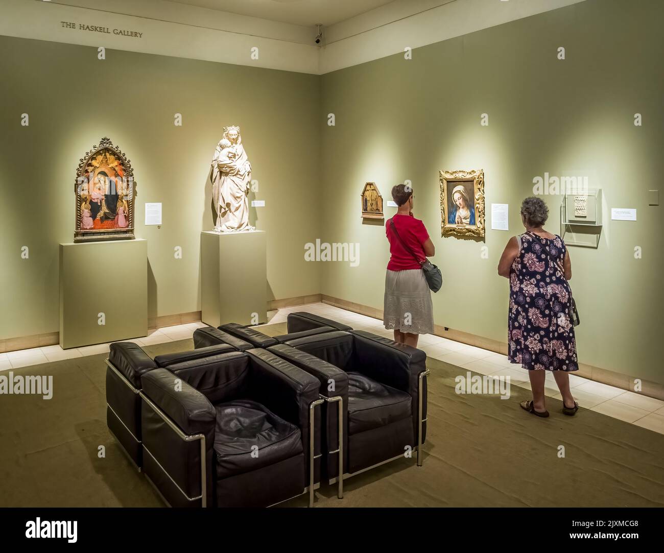 Interior displays in the Cummer Museum and Gardens in Jacksonville Florida USA Stock Photo