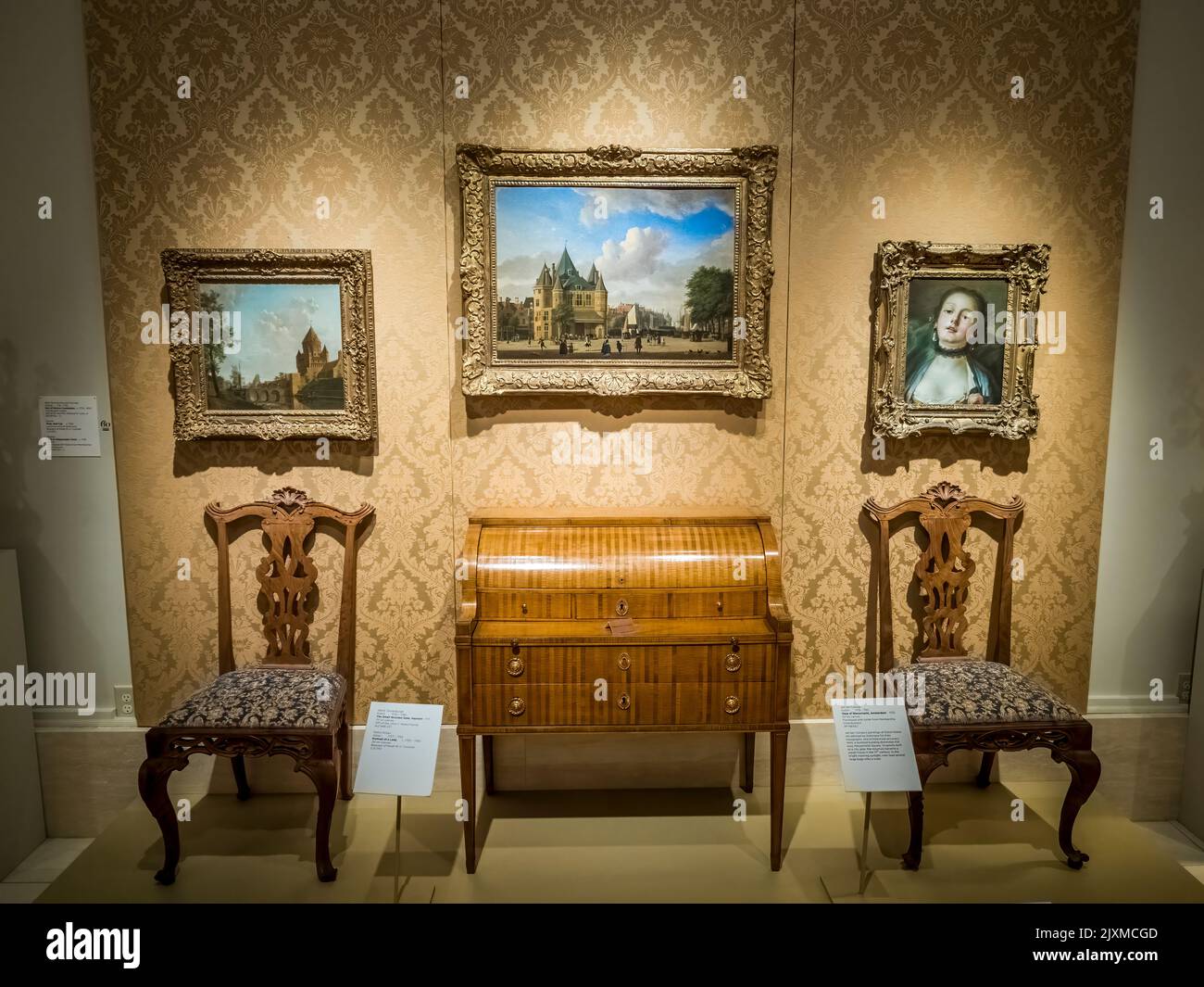 Interior displays in the Cummer Museum and Gardens in Jacksonville Florida USA Stock Photo