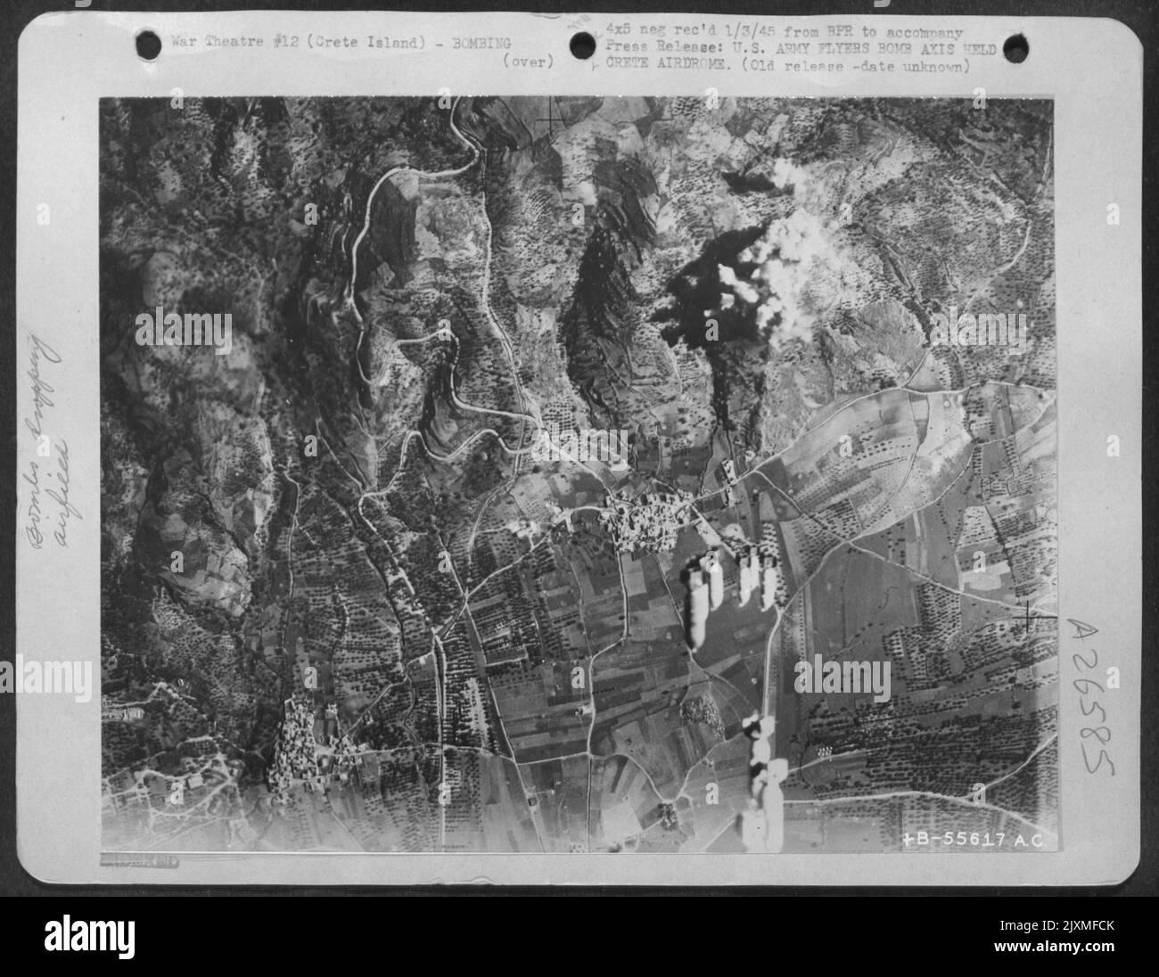 Crete island aerial Black and White Stock Photos & Images - Alamy