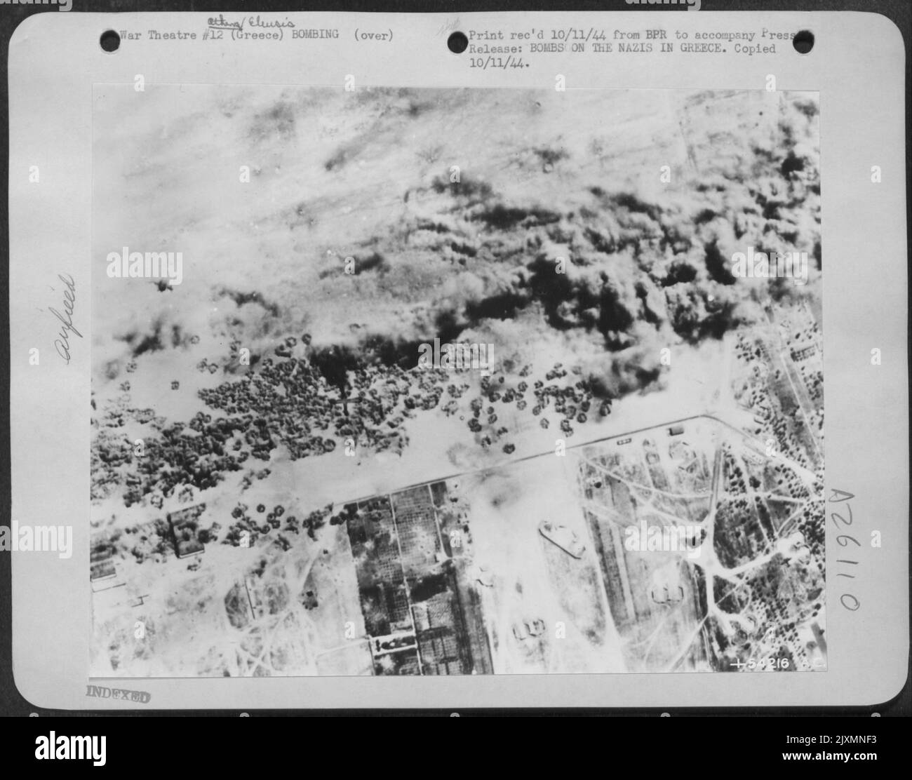 Consolidated B24 Liberator bombers of the U.S. Army 15th Air Force, of