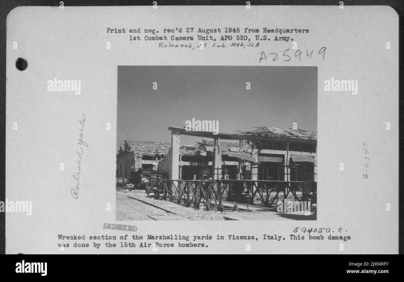 Bomb Damage In The German Army Hq, Caused By Bombs From 367Th Fighter