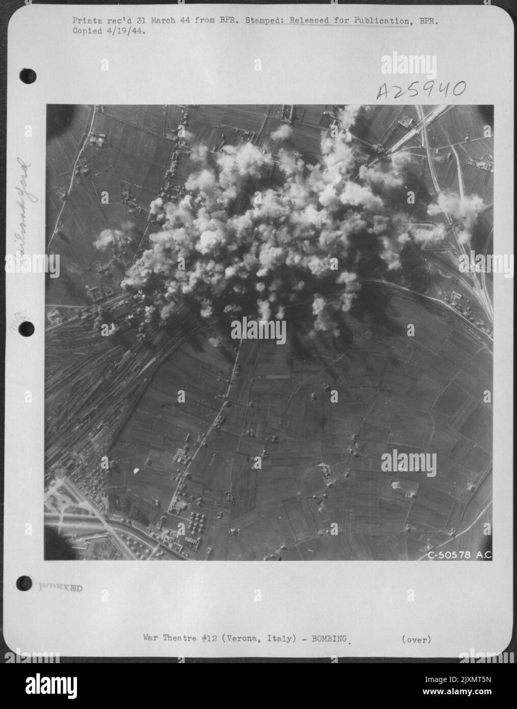 The railway marshalling yards of Verona, Italy, one of the most ...