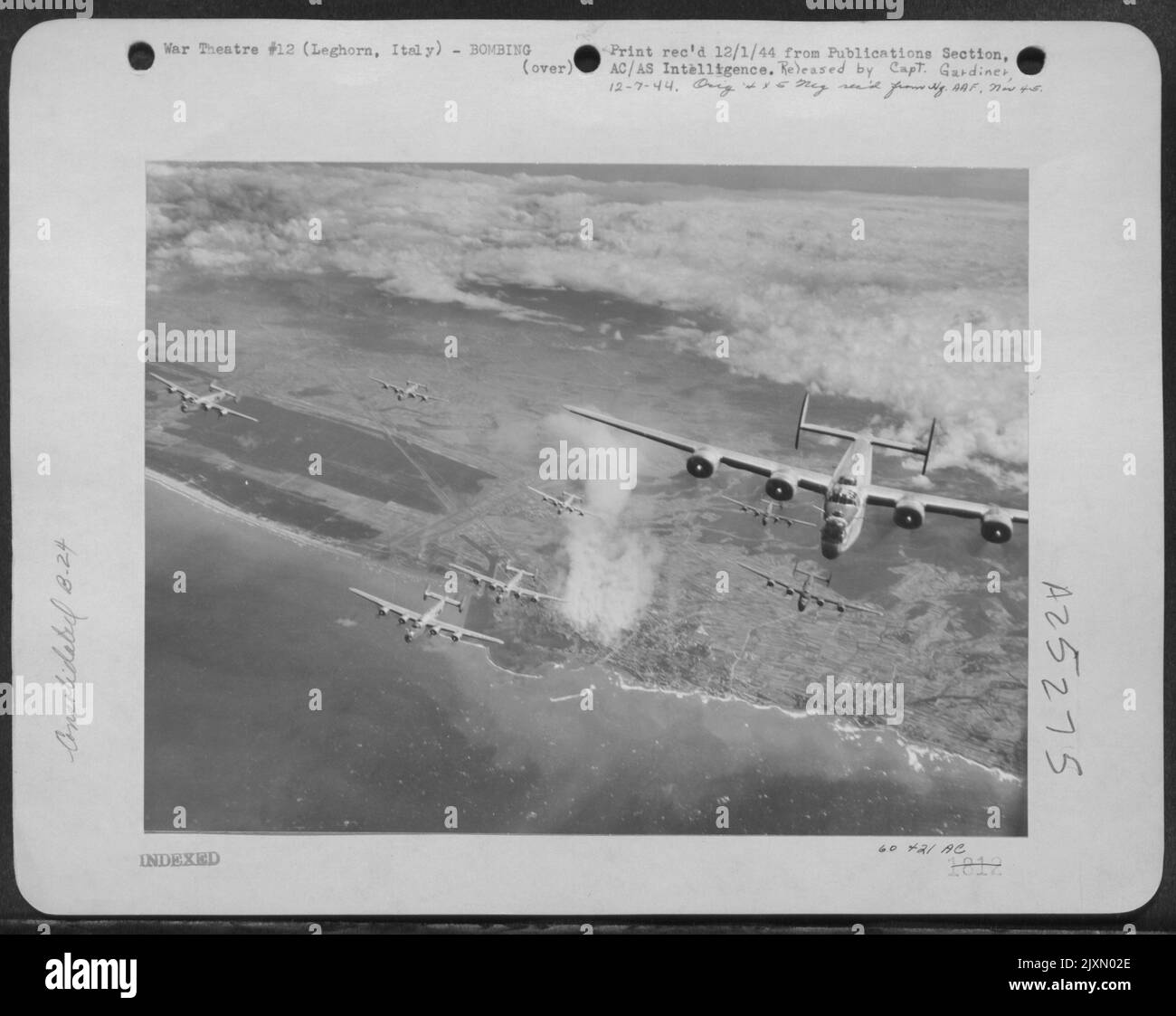 Underneath These Formations Of Consolidated B24 Liberators Of The 15Th