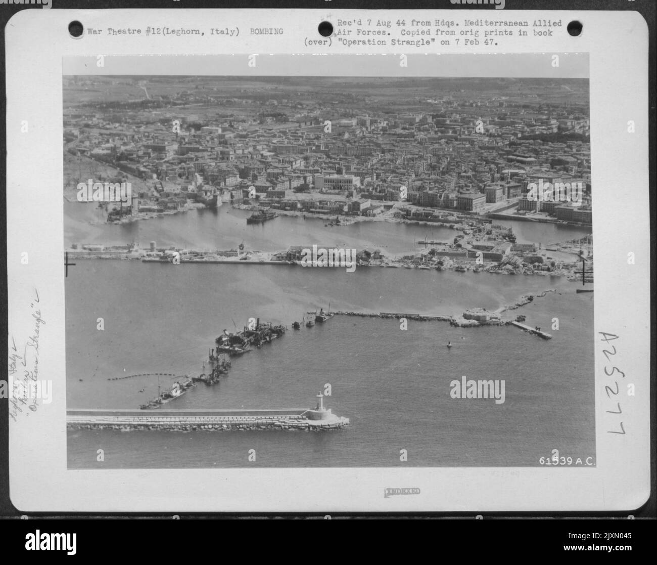 Deserted And Choked With Wrecked Ships, The Harbor Of Leghorn, Italy