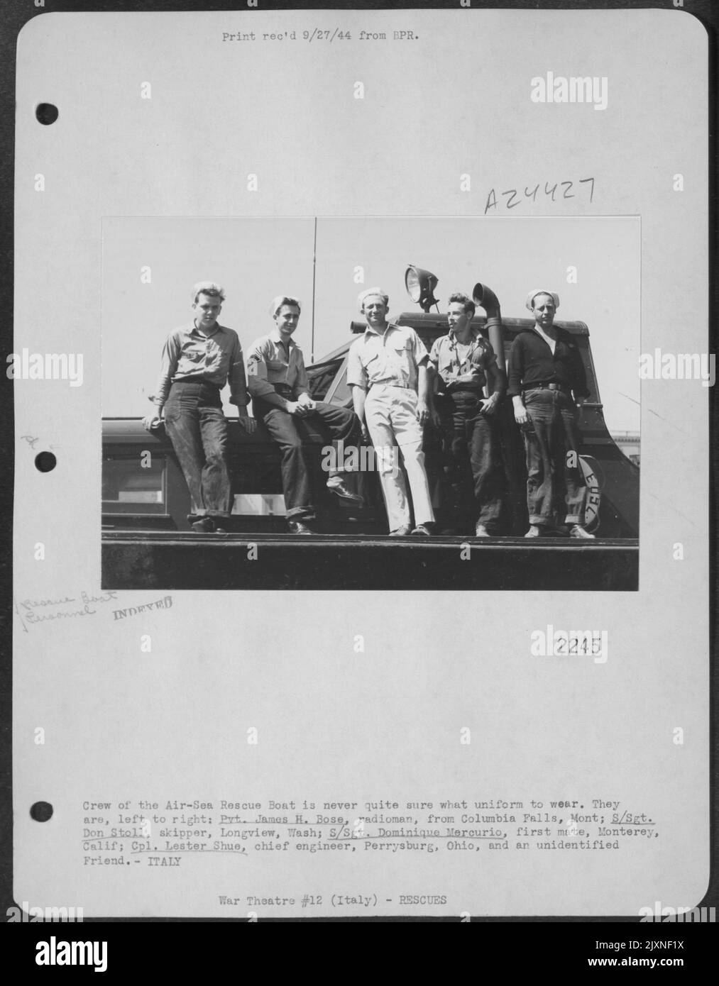 Crew Of The Air-Sea Rescue Boat Is Never Quite Surie What Uniform To