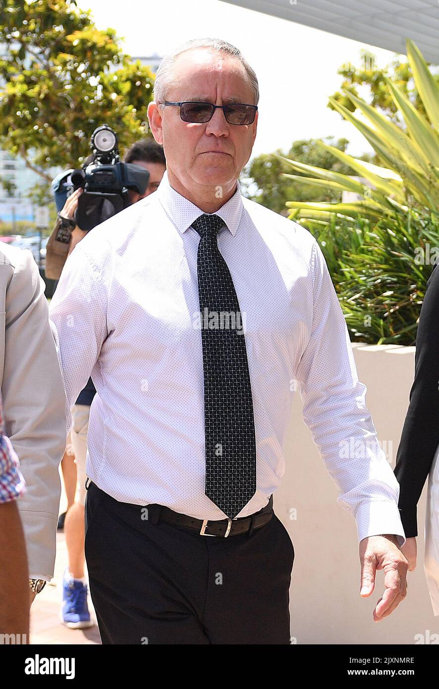 Dreamworld facilities supervisor Scott Ritchie is seen leaving the ...