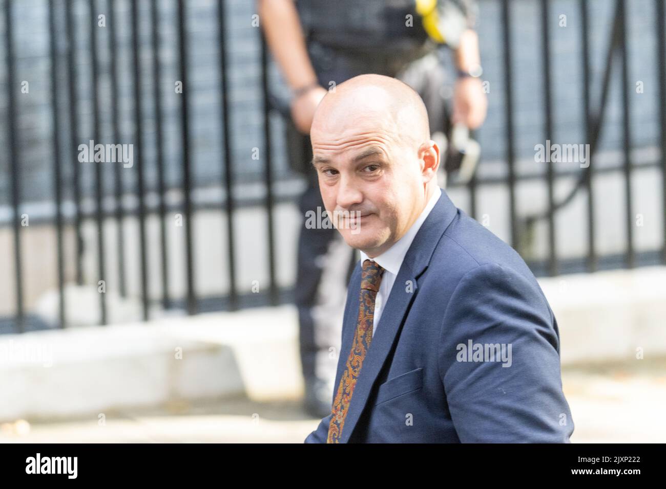 London, UK. 07th Sep, 2022. Jake Berry,, conservative party chairman,  arrives at a cabinet meeting at 10 Downing Street London. Credit: Ian Davidson/Alamy Live News Stock Photo