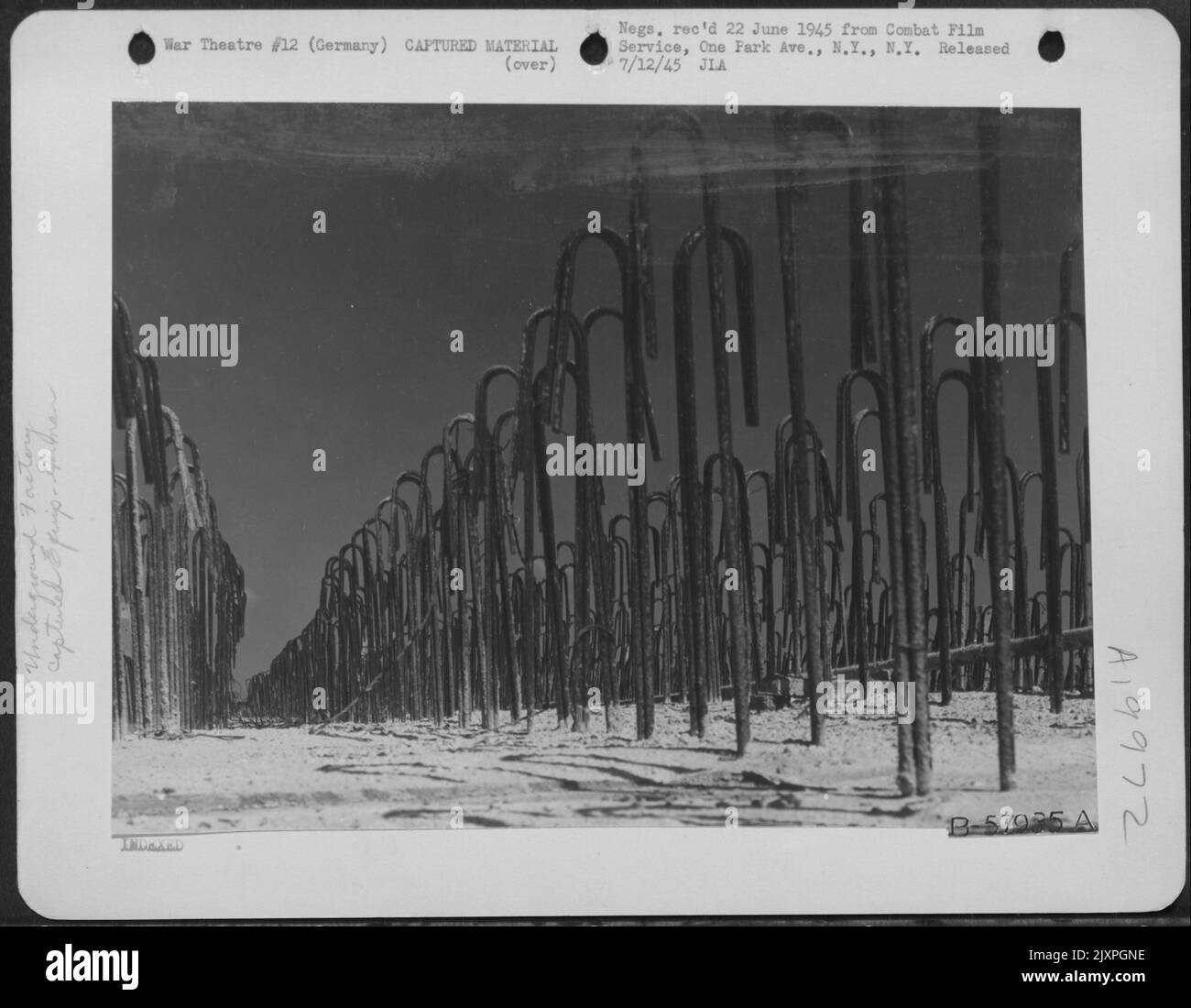 Underground Factory At Muhldorf, Germany, Showing Steel Reinforcements