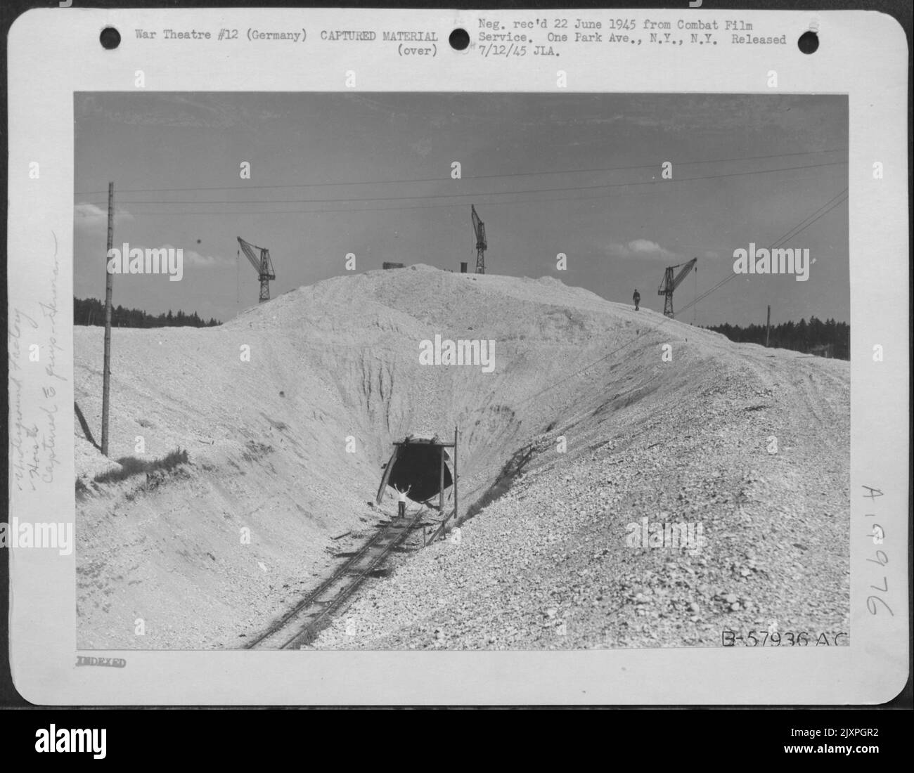 Small End Of Underground Factory At Muhldorf, Germany, Where Dirt Was