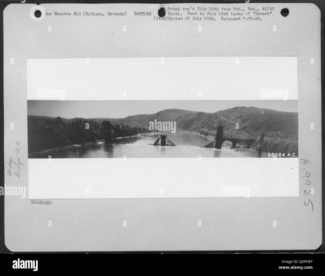 Blasted Bridges Reflect The Fury Of Allied Air Attack And The Swiftness