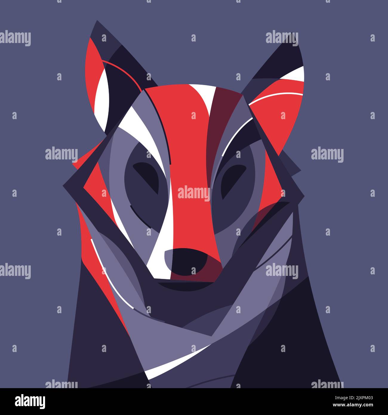 Wolf badge Stock Vector Images - Alamy