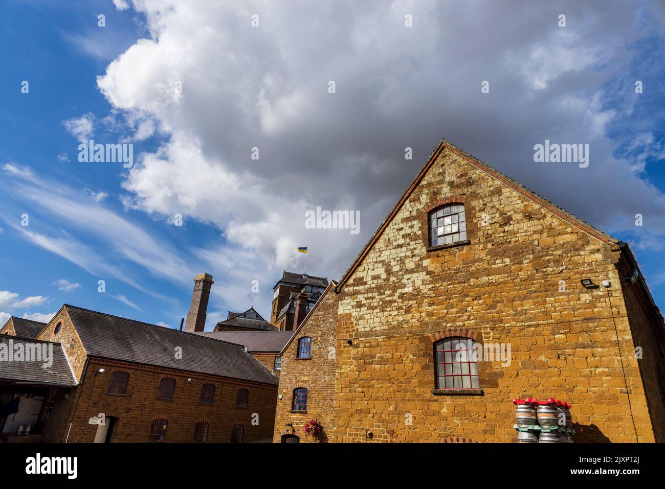The Victorian Hook Norton Brewery buildings, Oxfordshire, England Stock Photo