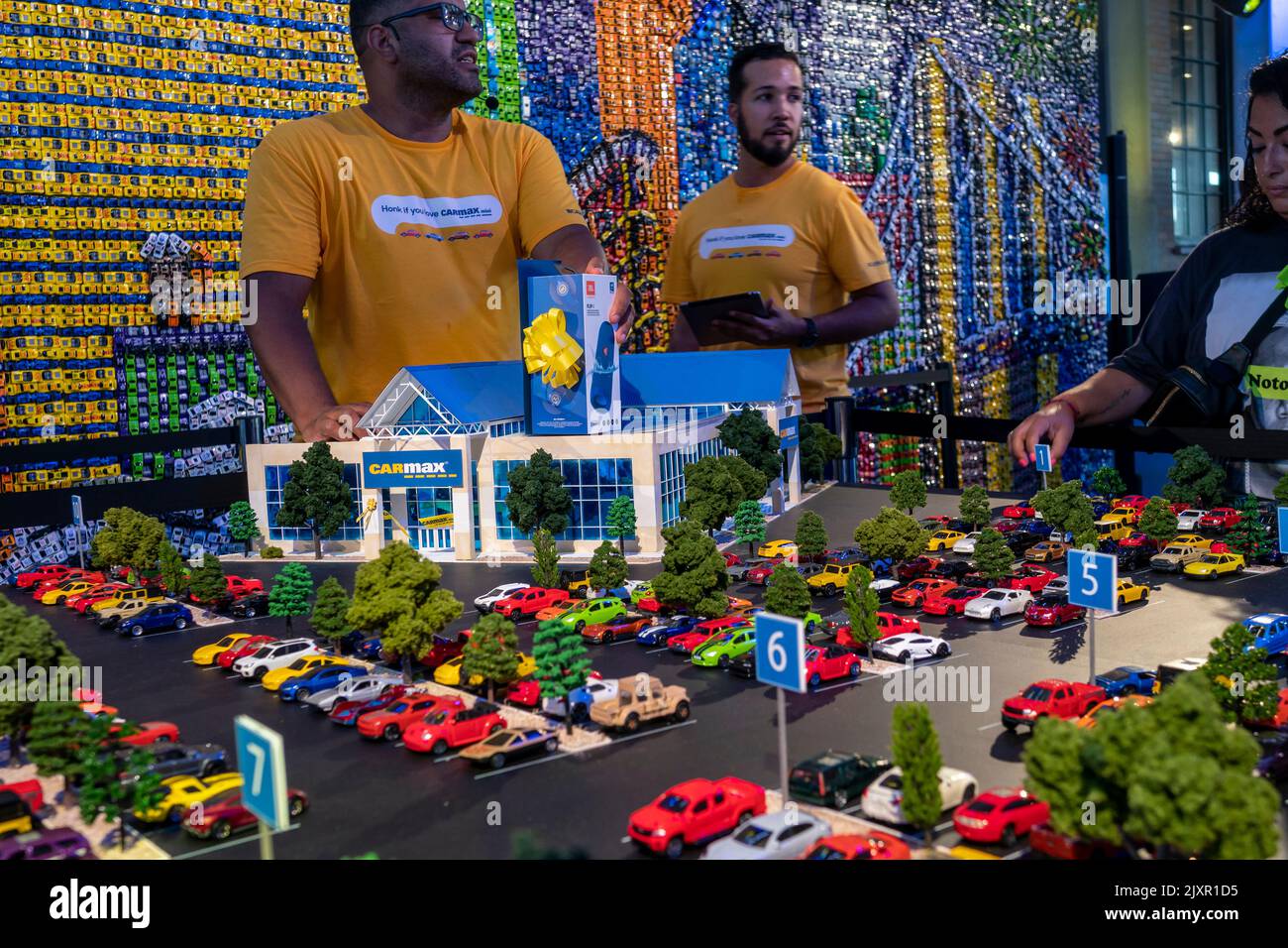 Brand activation on the High Line Park in New York for the online and