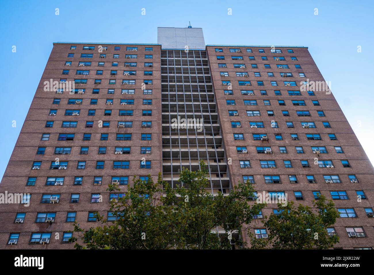 The NYCHA Fulton Houses complex of apartments in Chelsea in New York on