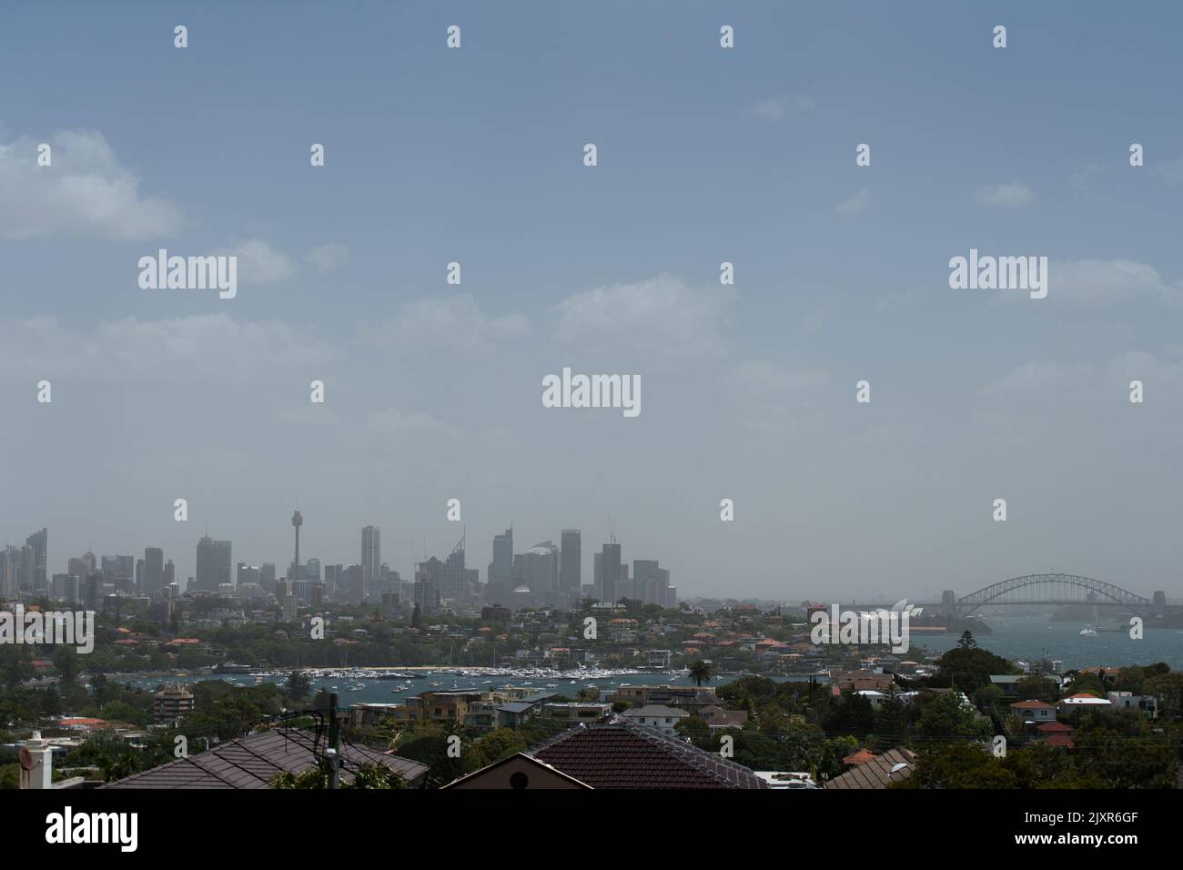 A Dust Storm Is Seen As It Passes Over The Sydney CBD In Sydney ...