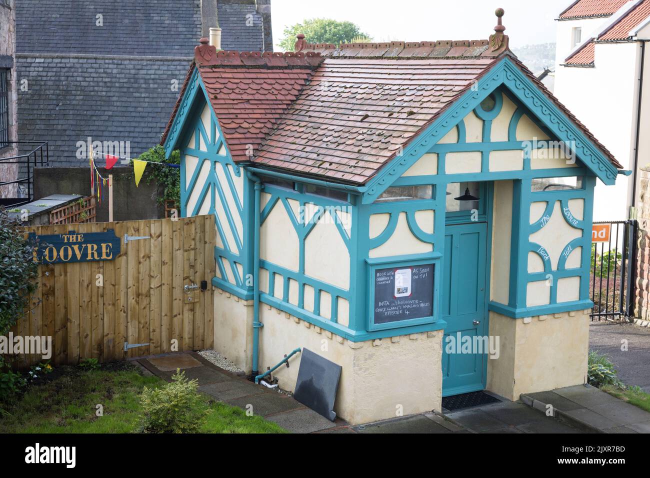 Converted public toilet 'The Louvre' as featured on TV, Berwickupon