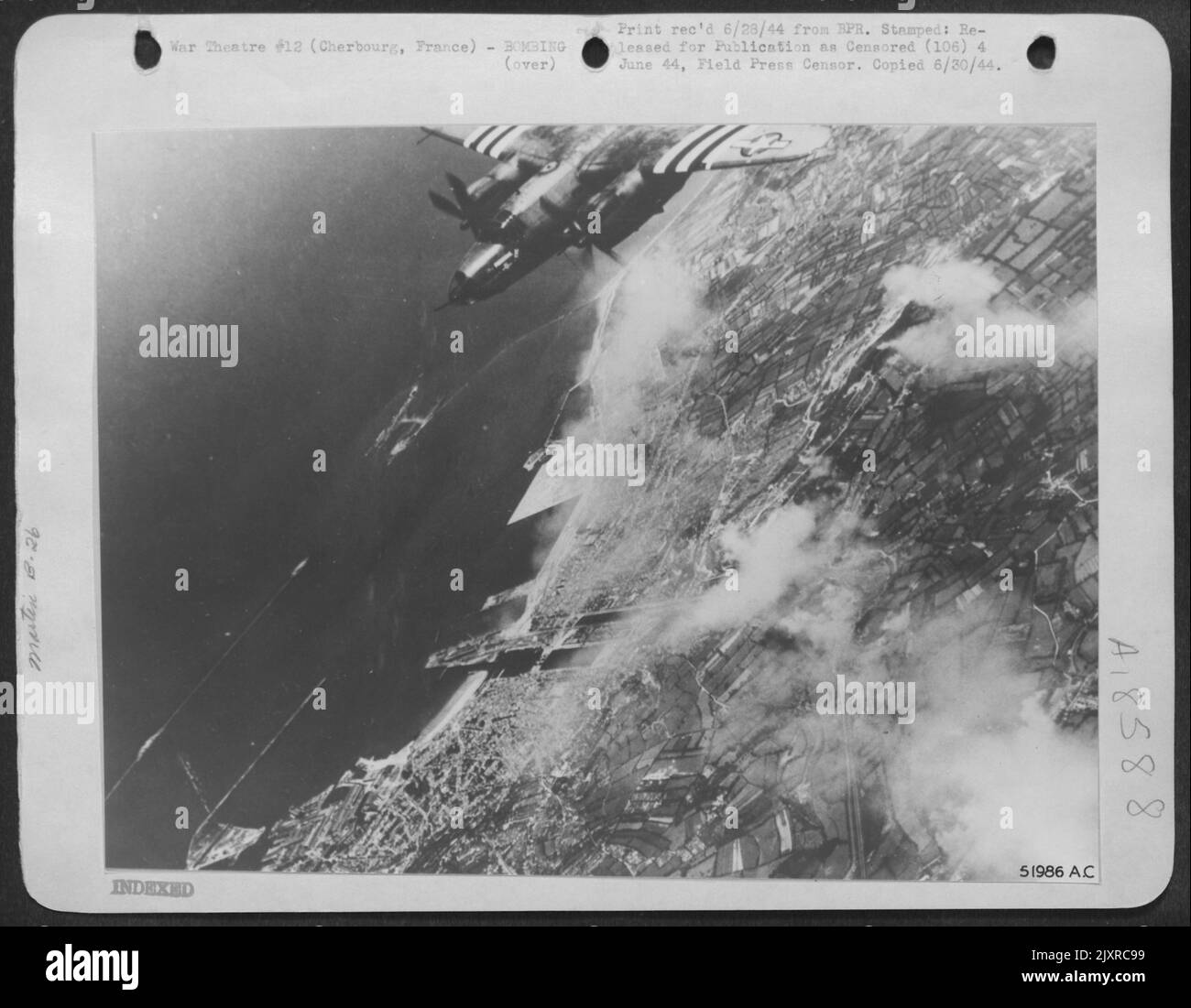 This is a Martin B26 Marauder of the Ninth Air Force in full battle