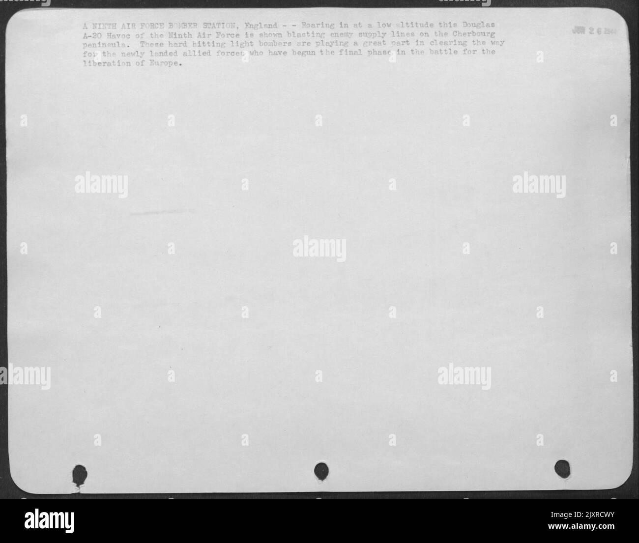 A NINTH AIR FORCE BOMBER STATION, EnglandRoaring in at a low altitude