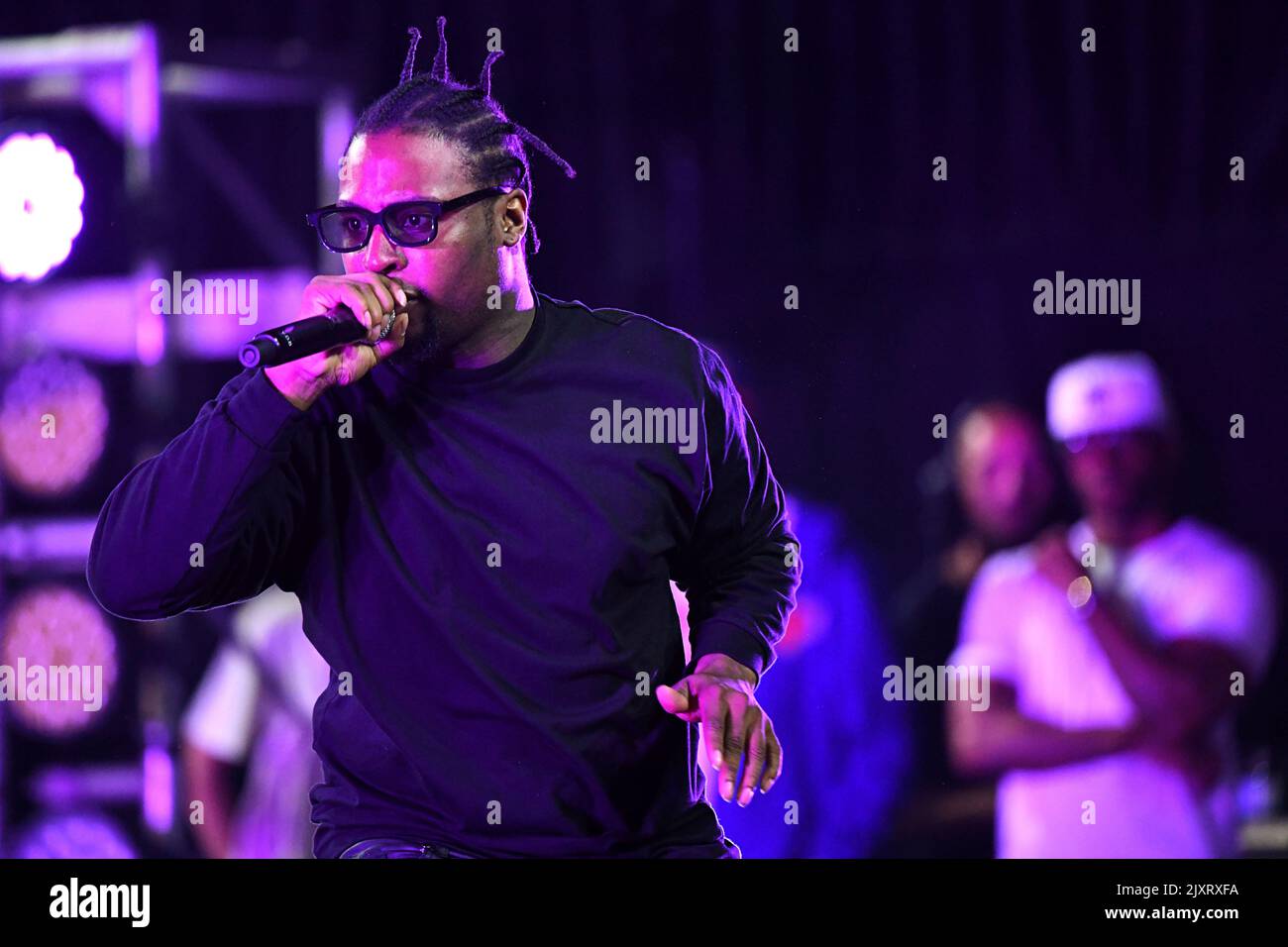 American hiphop group the WuTang Clan perform at the Sydney Opera